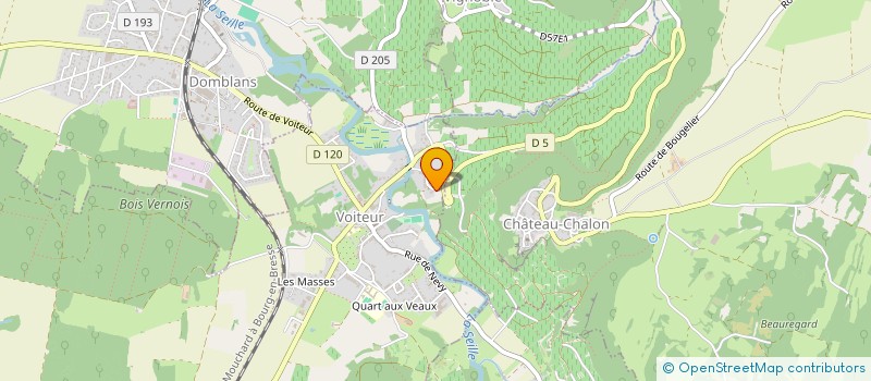 localisation de l'entreprise MADAME EMILIE MARLIER à VOITEUR