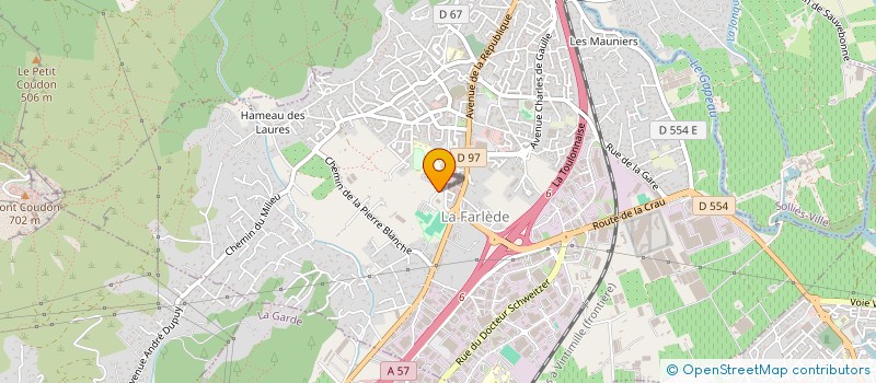 localisation de l'entreprise MADAME EMILIE MAROT  LA FARLEDE