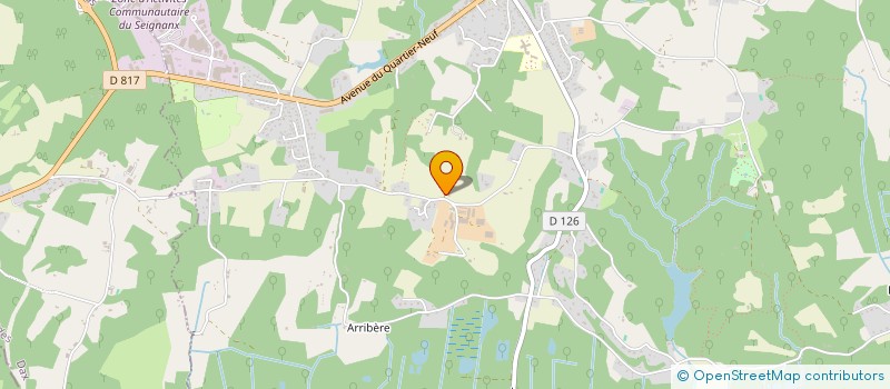 localisation de l'entreprise MADAME EMILIE MARQUIS-LASMARRIGUES  ST-MARTIN-DE-SEIGNANX