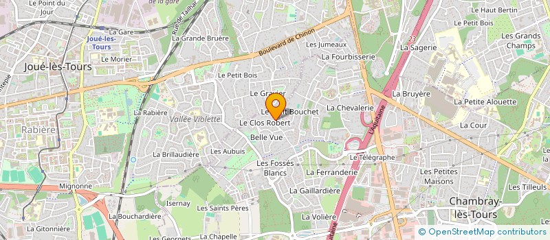 localisation de l'entreprise MADAME EMILIE MARTEAU  CHAMBRAY-LES-TOURS