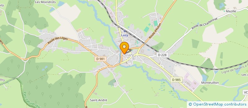 localisation de l'entreprise MADAME EMILIE MARTIN  LUZY