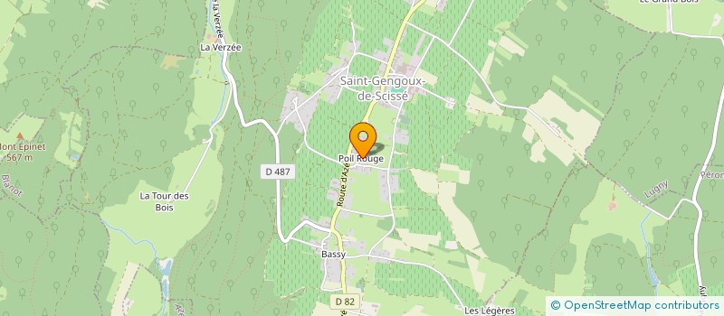 localisation de l'entreprise MADAME EMILIE MARTIN  SAINT-GENGOUX-DE-SCISSE