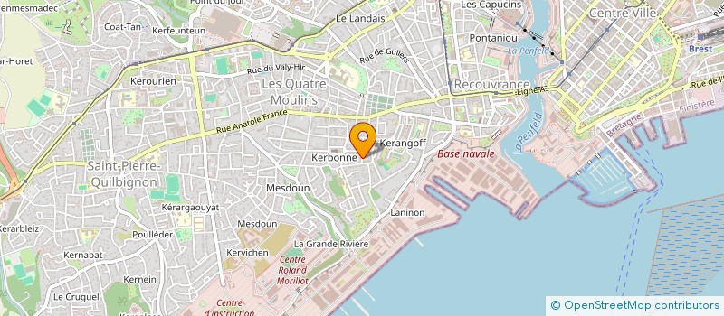 localisation de l'entreprise MADAME EMILIE MARTIN à BREST