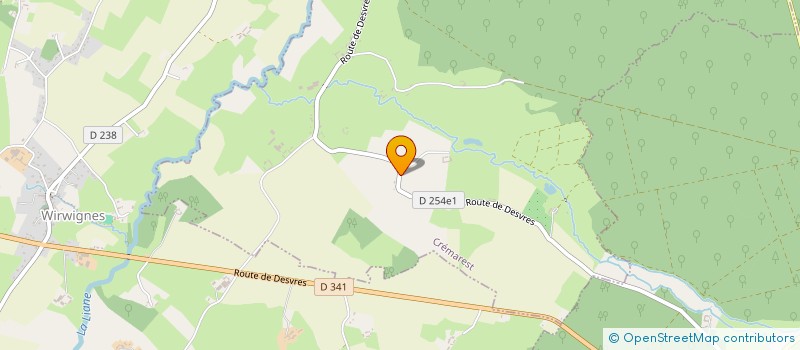 localisation de l'entreprise MADAME EMILIE MARTIN  CREMAREST