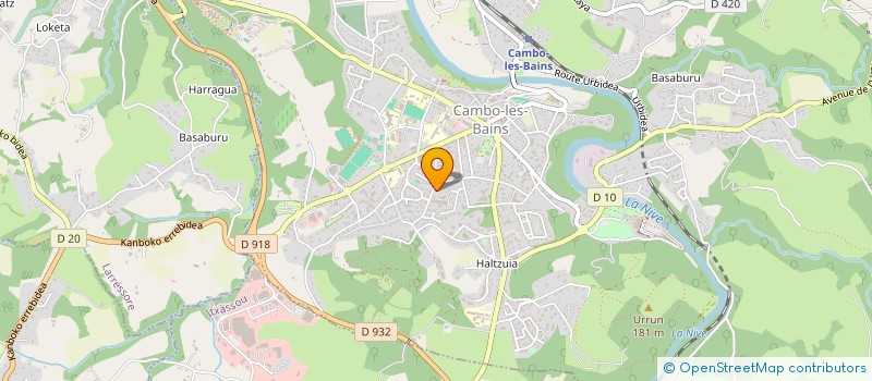 localisation de l'entreprise MADAME EMILIE MARTIN  CAMBO-LES-BAINS