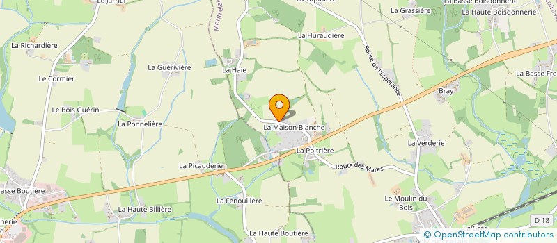 localisation de l'entreprise MADAME EMILIE MARTINET  MONTRELAIS