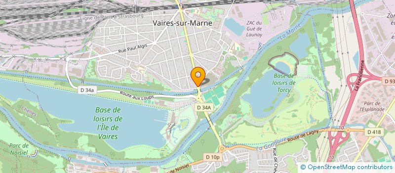 localisation de l'entreprise MADAME EMILIE MARTINEZ  VAIRES-SUR-MARNE