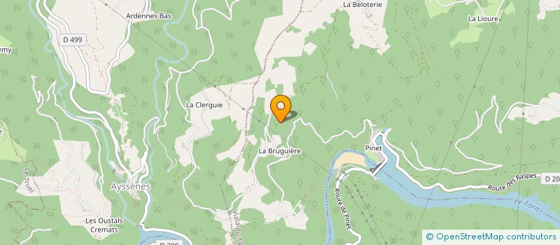 localisation de l'entreprise MADAME EMILIE MARZAROLI  SAINT-ROME-DE-CERNON