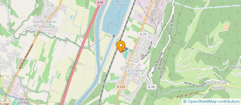 localisation de l'entreprise MADAME EMILIE MASCIAVE  CRETS EN BELLEDONNE