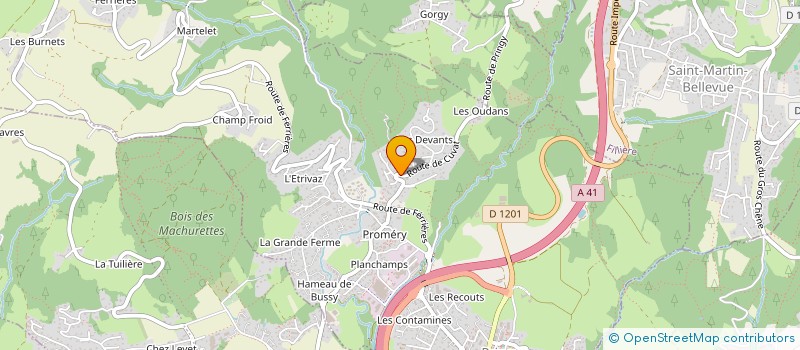 localisation de l'entreprise MADAME EMILIE MASNADA à ANNECY