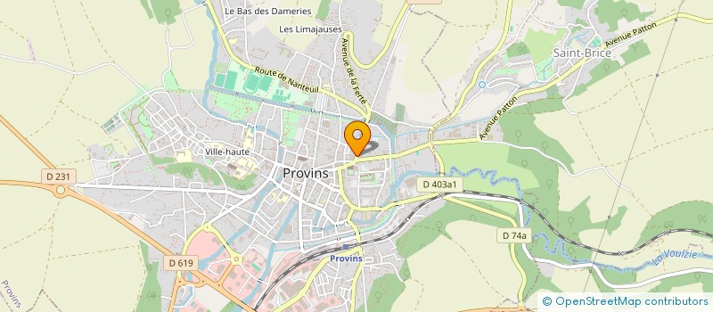 localisation de l'entreprise MADAME EMILIE MASSON  PROVINS