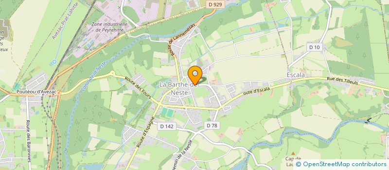 localisation de l'entreprise MADAME EMILIE MASUDA  LA BARTHE-DE-NESTE