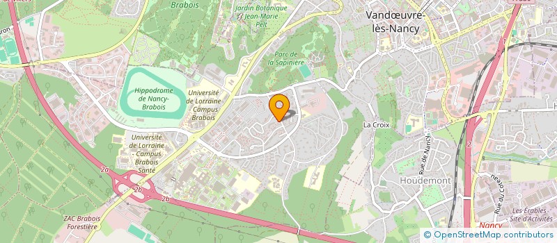 localisation de l'entreprise MADAME EMILIE MATHIOT  VANDOEUVRE LES NANCY