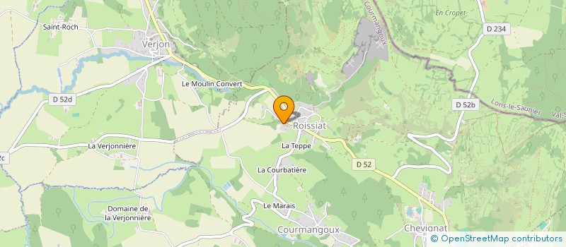 localisation de l'entreprise MADAME EMILIE MATHON  COURMANGOUX