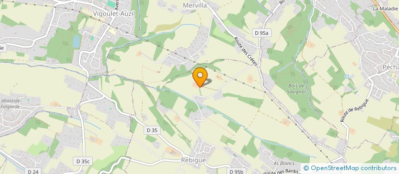 localisation de l'entreprise MADAME EMILIE MAUREL  REBIGUE