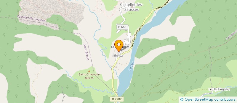 localisation de l'entreprise MADAME EMILIE MAURIN  CASTELLET-LES-SAUSSES