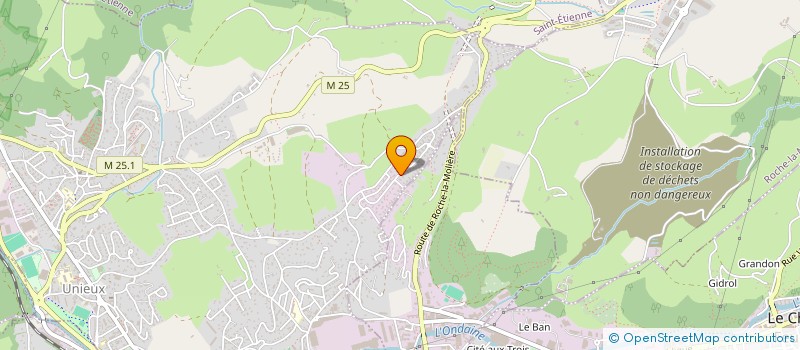 localisation de l'entreprise MADAME EMILIE MAURIN  UNIEUX