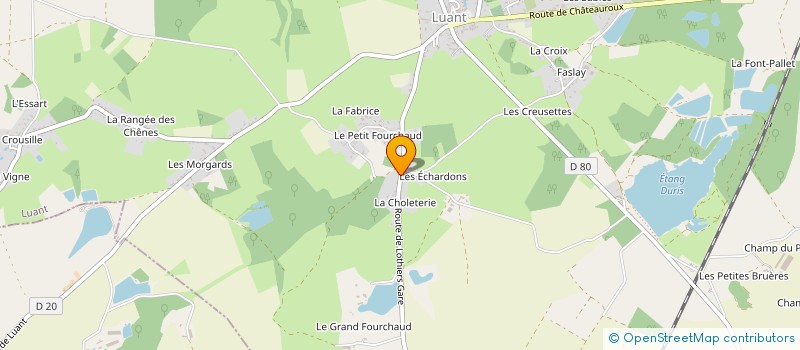 localisation de l'entreprise MADAME EMILIE MAYAUD à LUANT