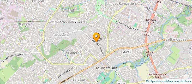 localisation de l'entreprise MADAME EMILIE MEDICO  TOURNEFEUILLE