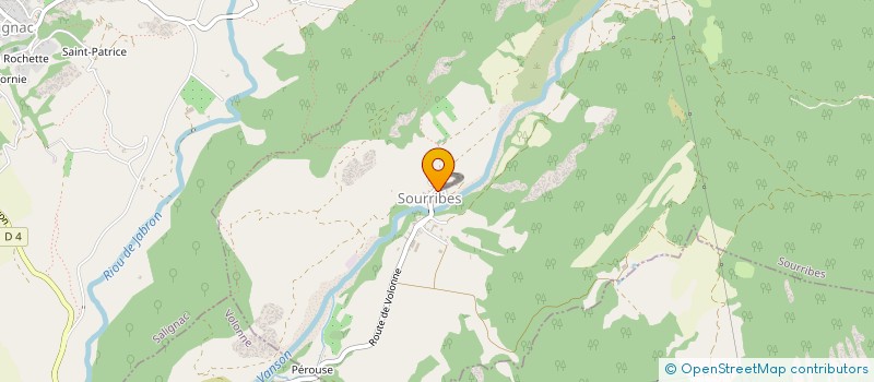 localisation de l'entreprise MADAME EMILIE MEIFFREN  SALIGNAC