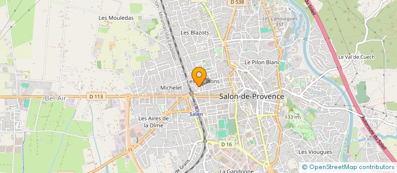 localisation de l'entreprise MADAME EMILIE MELONI  SALON-DE-PROVENCE