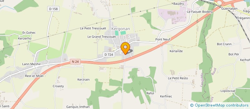 localisation de l'entreprise MADAME EMILIE MENAGE  LANGUIDIC