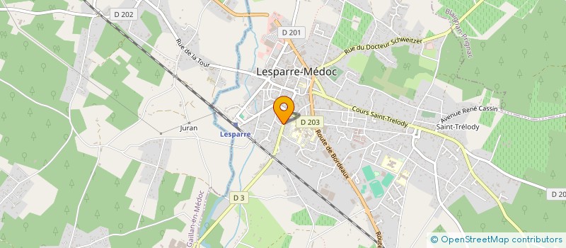 localisation de l'entreprise MADAME EMILIE MENSEAU  LESPARRE-MEDOC