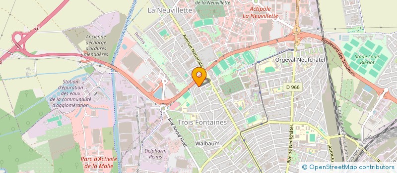 localisation de l'entreprise MADAME EMILIE MENU  REIMS