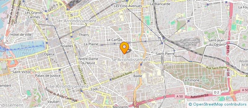 localisation de l'entreprise MADAME EMILIE MERCADAL à MARSEILLE