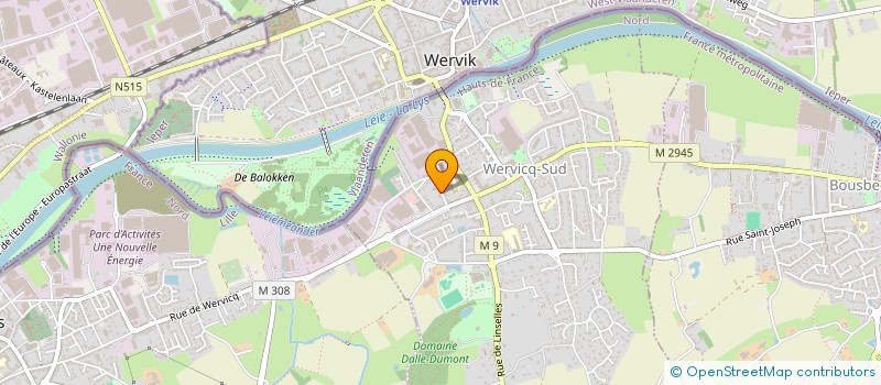 localisation de l'entreprise MADAME EMILIE MERCHEZ  WERVICQ-SUD