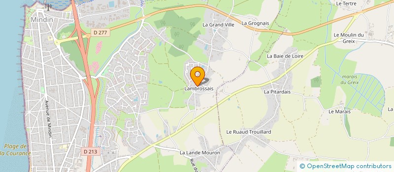 localisation de l'entreprise MADAME EMILIE MERCIER à SAINT-BREVIN-LES-PINS