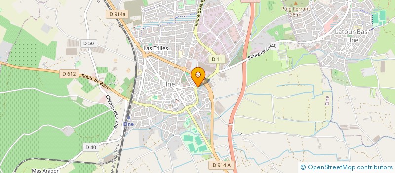 localisation de l'entreprise MADAME EMILIE MERMET  ELNE