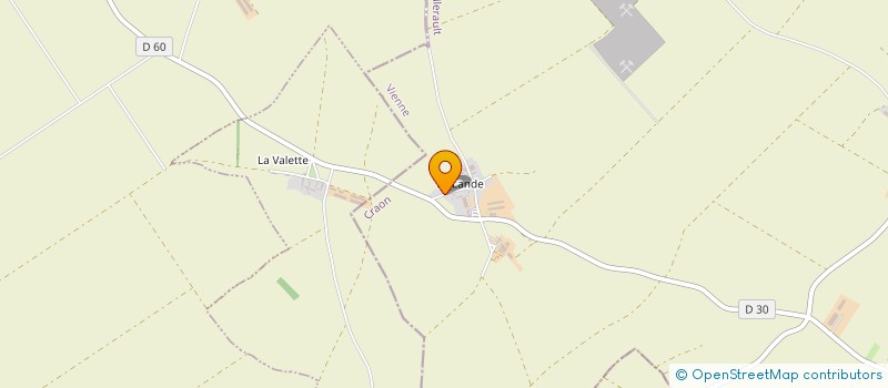 localisation de l'entreprise MADAME EMILIE METIVIER  CRAON