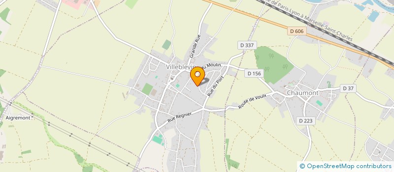 localisation de l'entreprise MADAME EMILIE METIVIER  VILLEBLEVIN