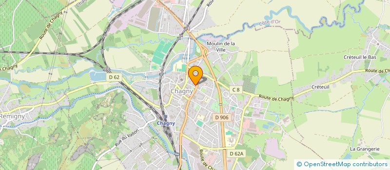 localisation de l'entreprise MADAME EMILIE MEUNIER  CHAGNY