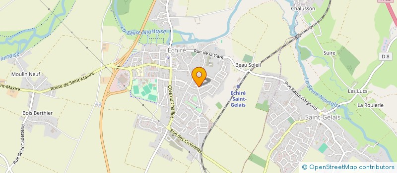 localisation de l'entreprise MADAME EMILIE MEURVILLE  ECHIRE