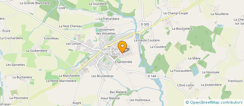 localisation de l'entreprise MADAME EMILIE MEZENGE  SAINT-PIERRE-DES-NIDS