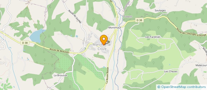 localisation de l'entreprise MADAME EMILIE MICHEL  MEYSSAC