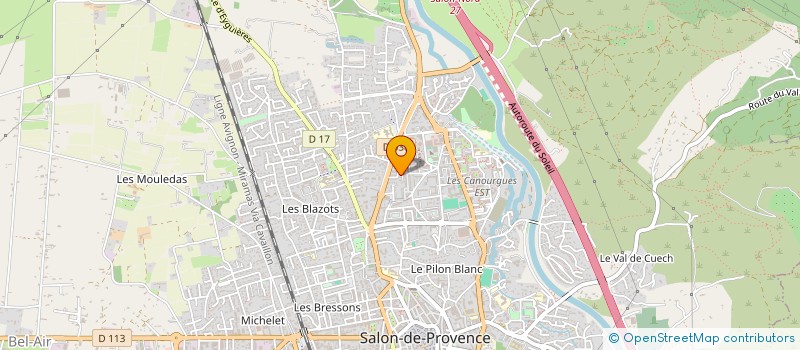 localisation de l'entreprise MADAME EMILIE MICHEL  SALON-DE-PROVENCE