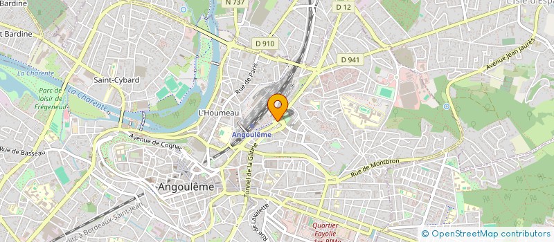 localisation de l'entreprise MADAME EMILIE MICHELY à ANGOULEME