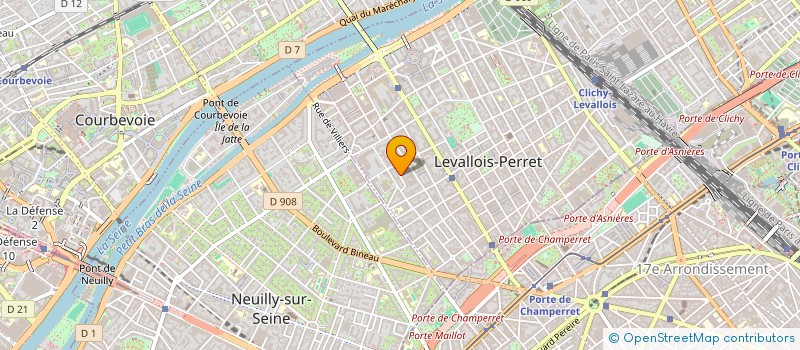 localisation de l'entreprise MADAME EMILIE MIEZE à LEVALLOIS-PERRET