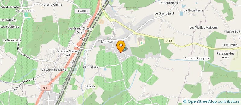 localisation de l'entreprise MADAME EMILIE MILAA  MARSAS