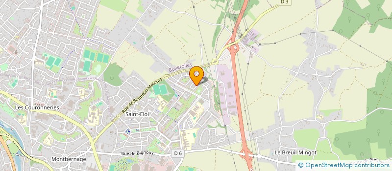 localisation de l'entreprise MADAME EMILIE MOENNE-LOCCOZ  CHASSENEUIL-DU-POITOU