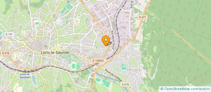 localisation de l'entreprise MADAME EMILIE MOIREAUX  LONS-LE-SAUNIER