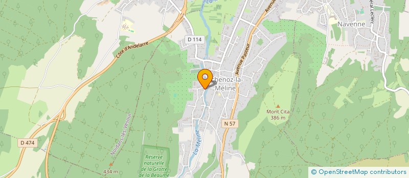 localisation de l'entreprise MADAME EMILIE MOLTONI  ECHENOZ-LA-MELINE