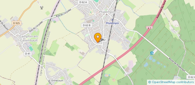 localisation de l'entreprise MADAME EMILIE MONFRAY  CAMPHIN-EN-CAREMBAULT