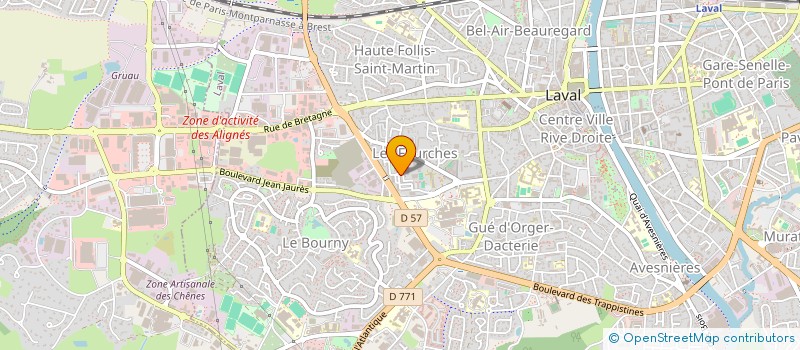 localisation de l'entreprise MADAME EMILIE MONGONDRY à LAVAL