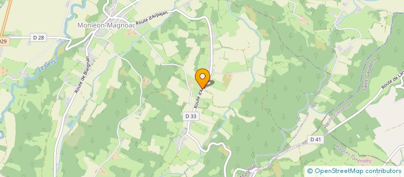 localisation de l'entreprise MADAME EMILIE MONIER  MONLEON-MAGNOAC