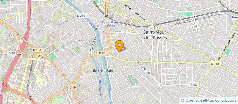 localisation de l'entreprise MADAME EMILIE MONTAGNE à SAINT-MAUR-DES-FOSSES