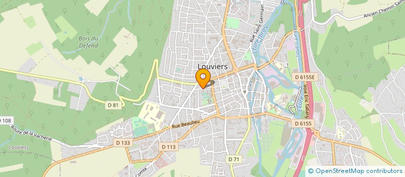 localisation de l'entreprise MADAME EMILIE MONTALVO à LOUVIERS